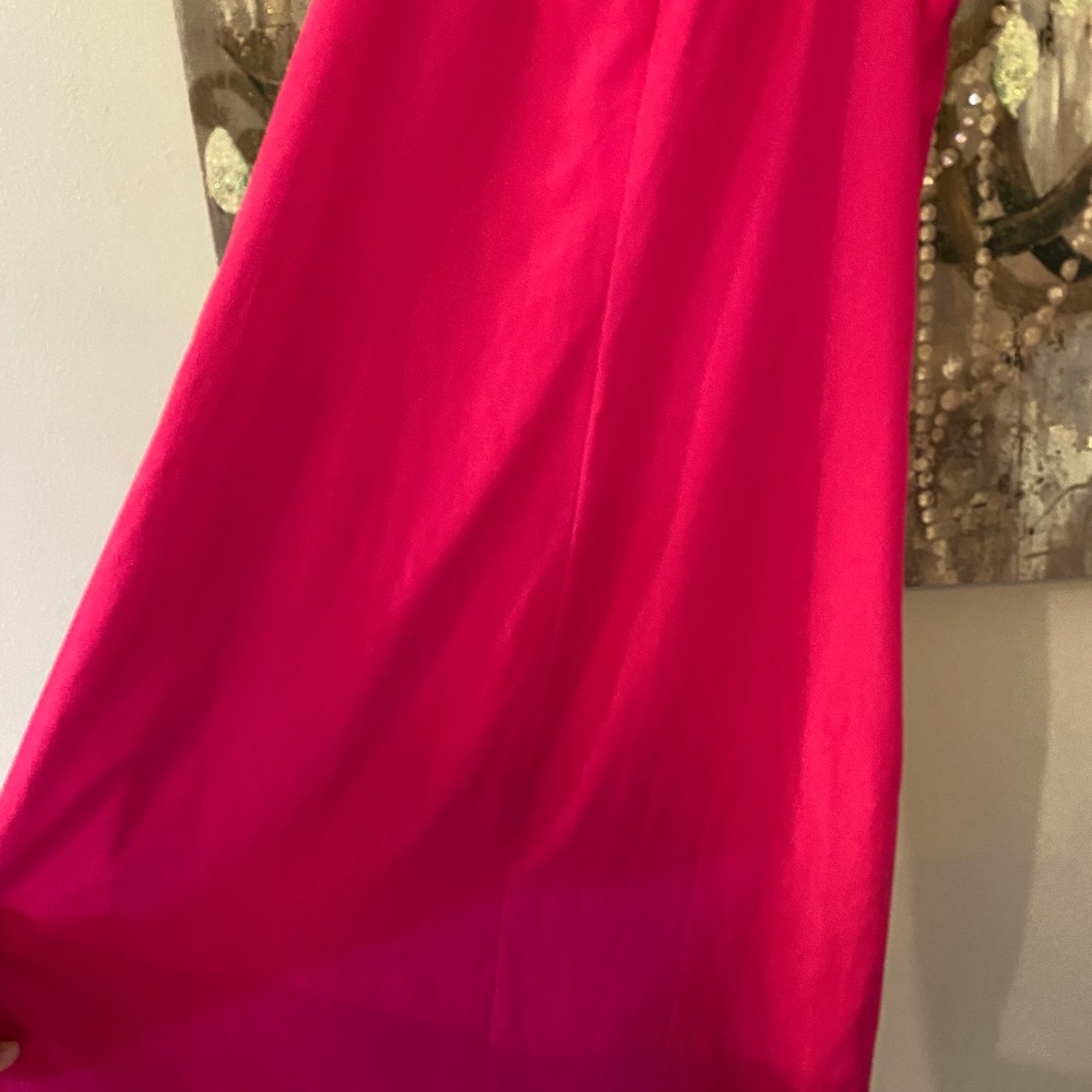 EUC Hot Pink Old Navy Hi Lo Halter Dress - Picture 11 of 12